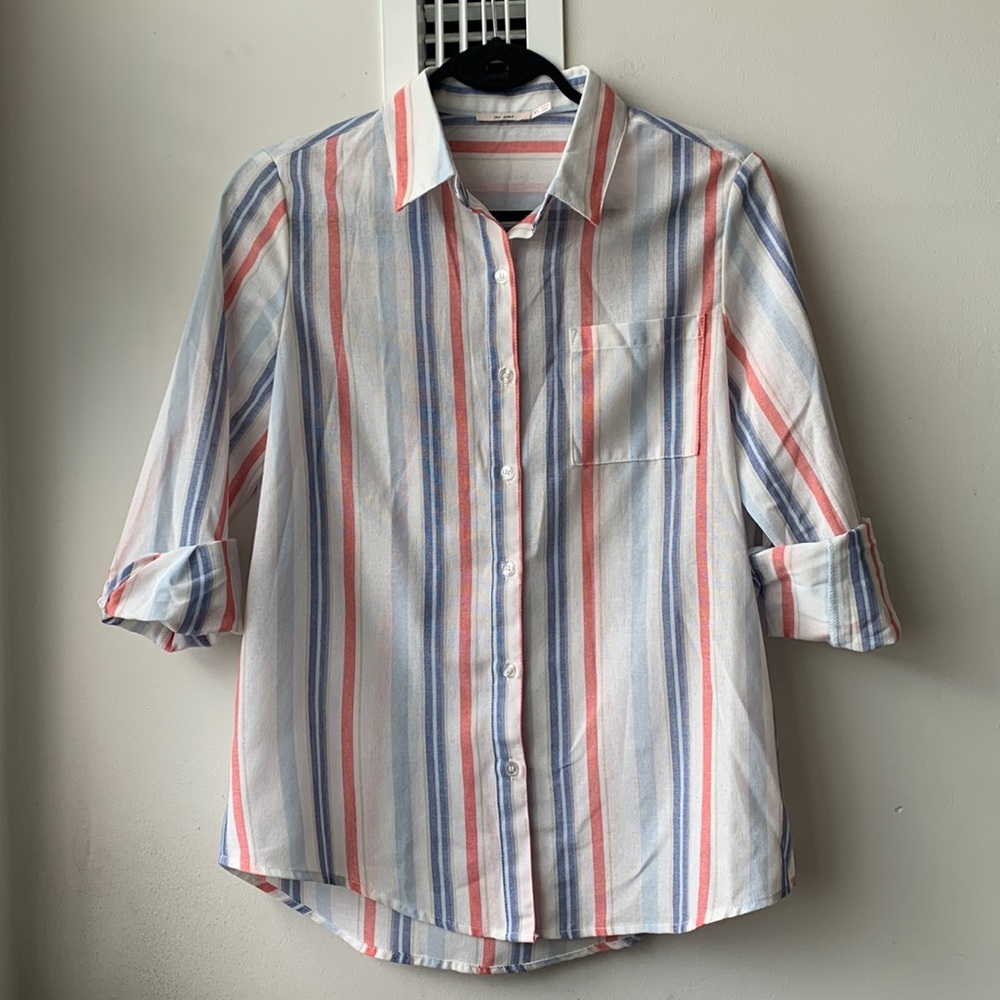 XS Striped Button up Shirt